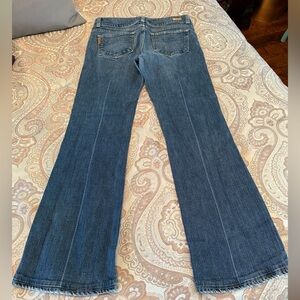 PAIGE Dark Blue Flare Jeans